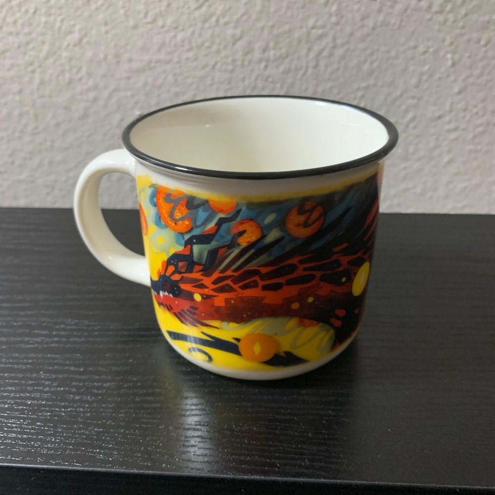 Dragon Priory Orange Tree Rosiethorn Coffee Mug Cup 2023 Illumicrate Retired E17 - Picture 2 of 4